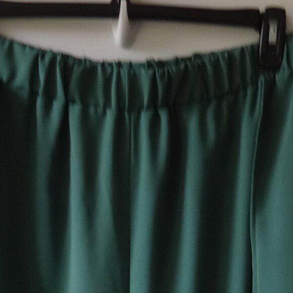Wrap pants, 3XL no brand sea foam green unlined polyester elastic waist feminine - Picture 9 of 10